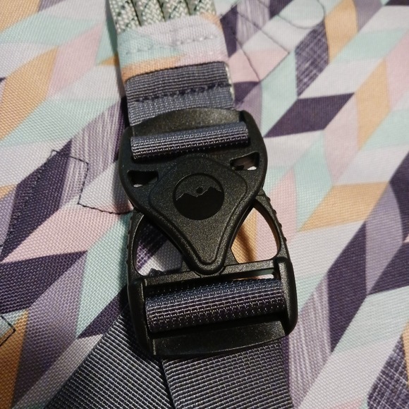 Gently Used KAVU Rope Backpack Padded Backing Sling Coastal Multi-Colored - Picture 7 of 8